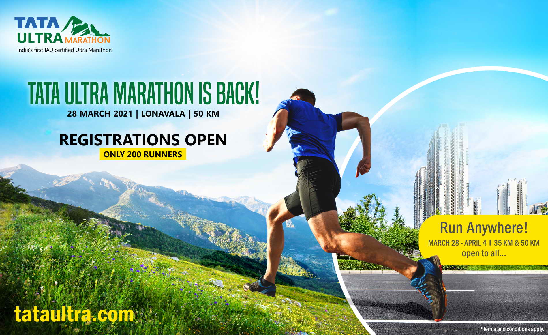 RaceMart Tata Ultra Marathon (virtual) 2021