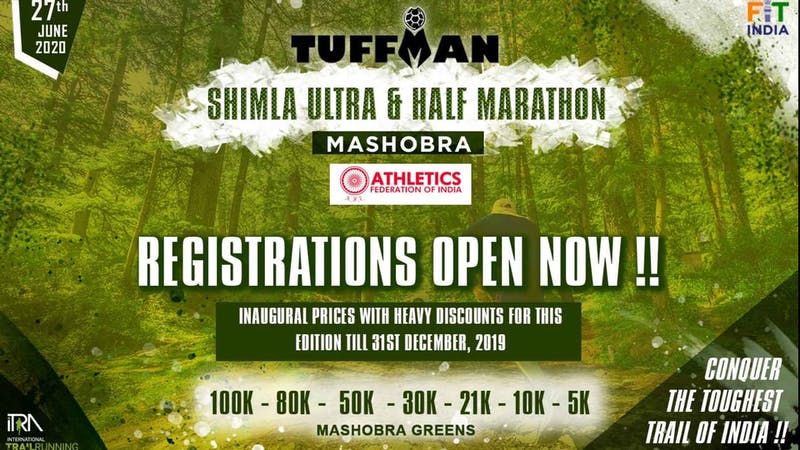 Tuffman Shimla Ultra & Half Marathon Mashobra 2020  (Postponed)