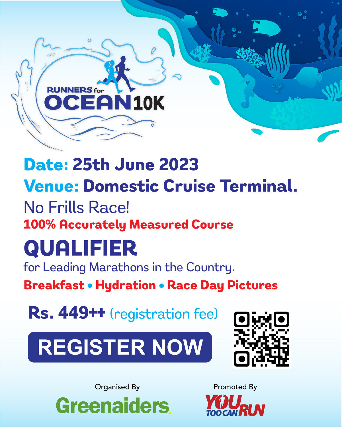 Runner For Ocean 10k - Third Edition 2023