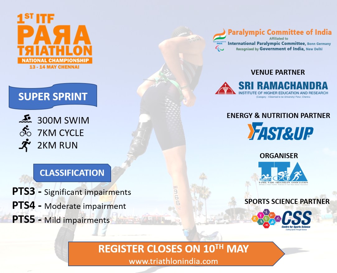 RaceMart 1st Itf Para Triathlon National Championship