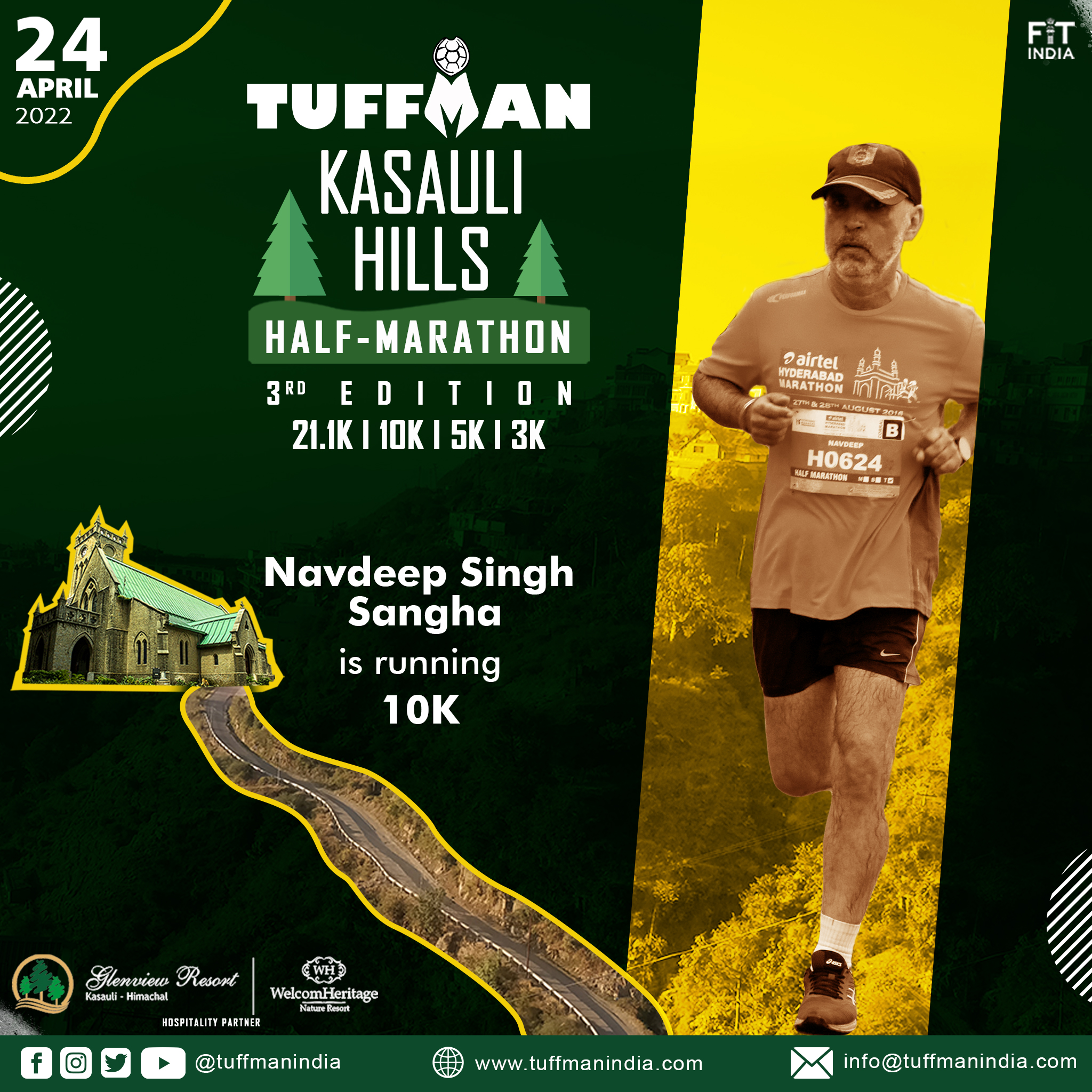 Tuffman Kasauli Hills Half Marathon