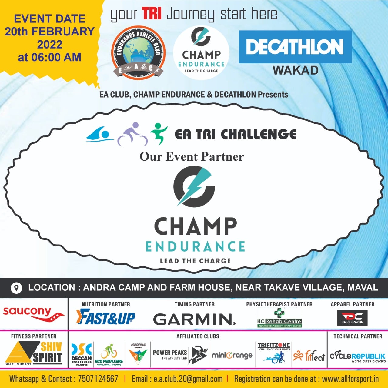 Endurance Athletes(EA) Tri Challenge 2022