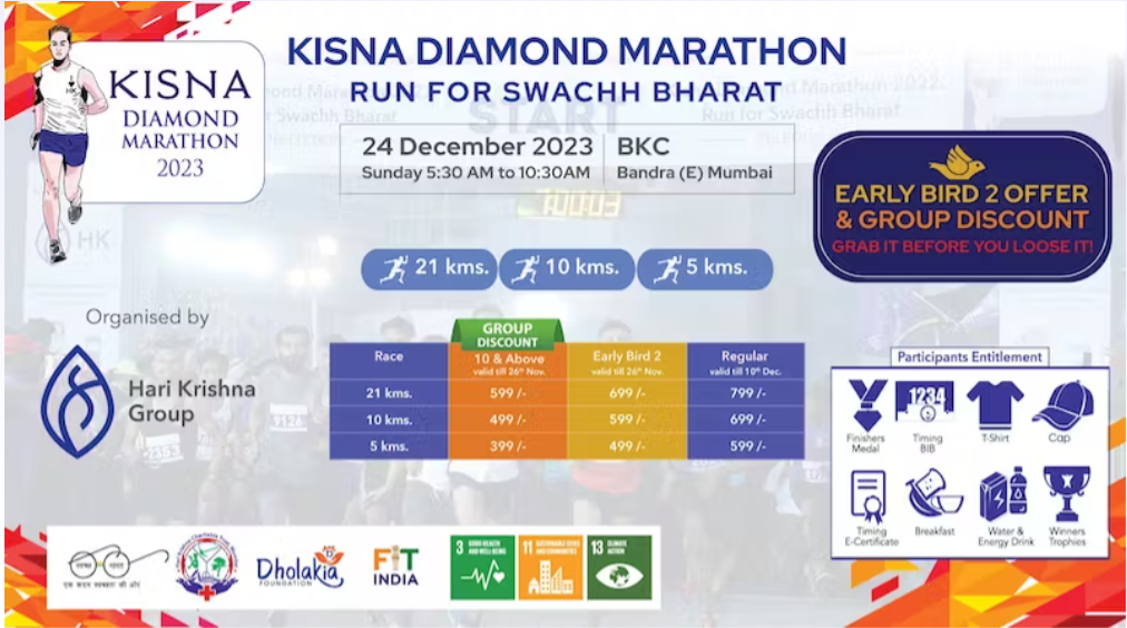 Kisna Diamond Marathon 2023