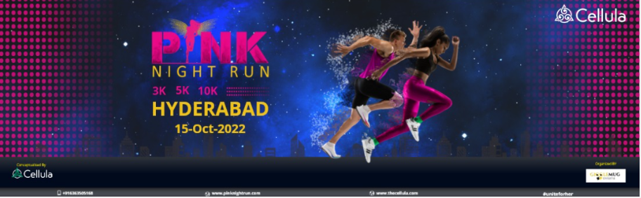 Pink Night Run Hyderabad 2022