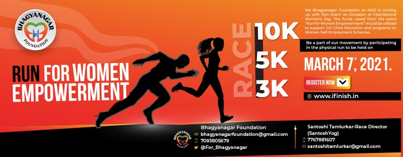 Run for Women Empowerment - 7th March, 2021