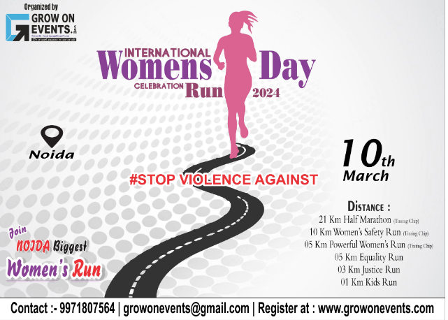International Womens Day Run - 2024 Delhi Ncr