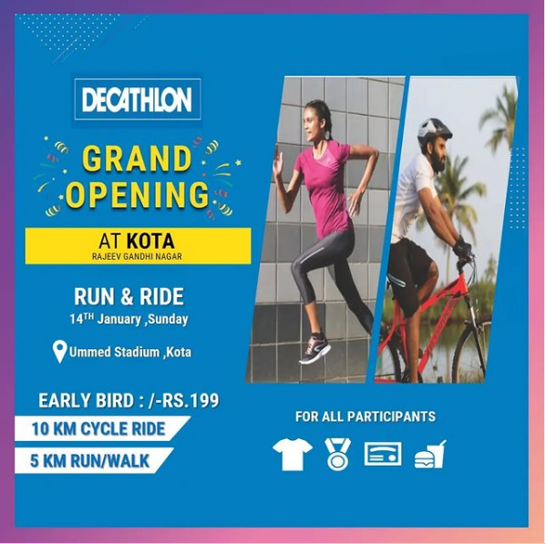 Decathlon Kota Grand Opening Run/ride 2024