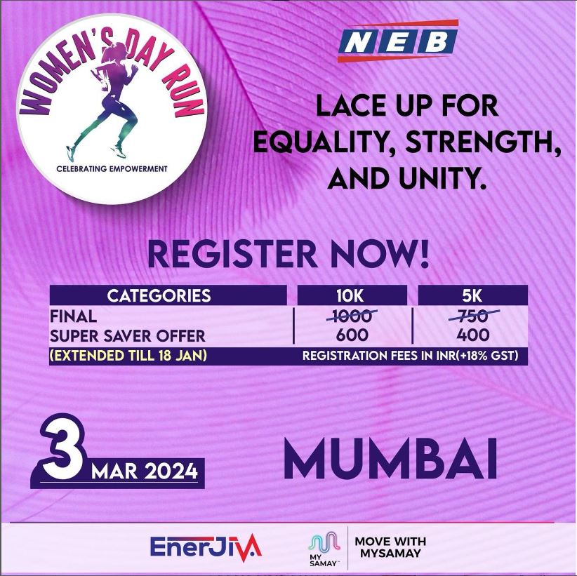 RaceMart Women's Day Run Mumbai 2024