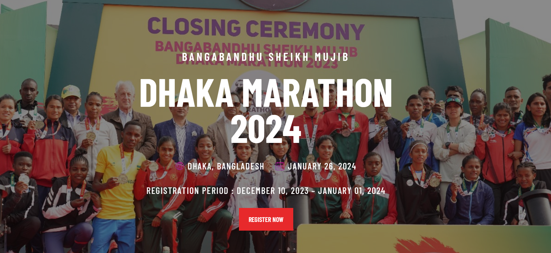 Bangabandhu Sheikh Mujib Dhaka Marathon 2024