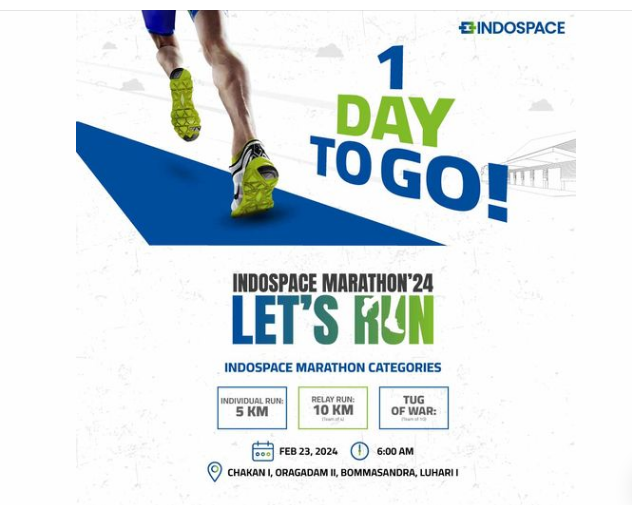 Indospace Marathon 2024 Chennai