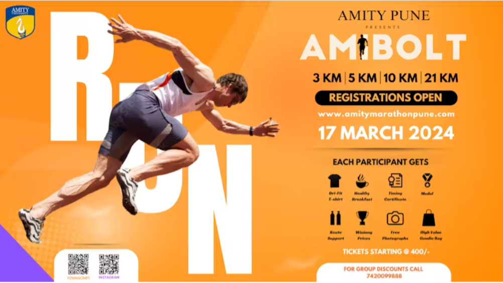 Amibolt - Amity Pune Half Marathon 2024