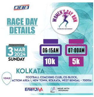 Womens Day Run Kolkata 2024