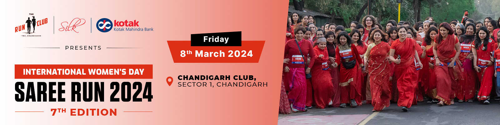 International Women Day Saree Run 2024