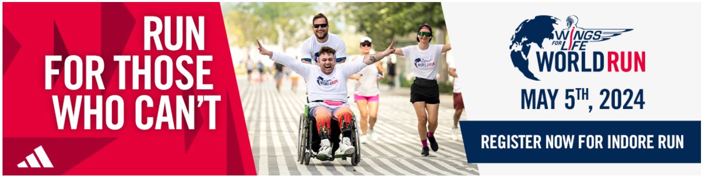 Wings For Life World Run - Indore 2024