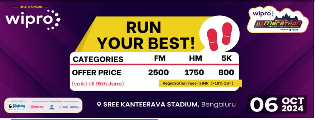Wipro Bengaluru Marathon 2024