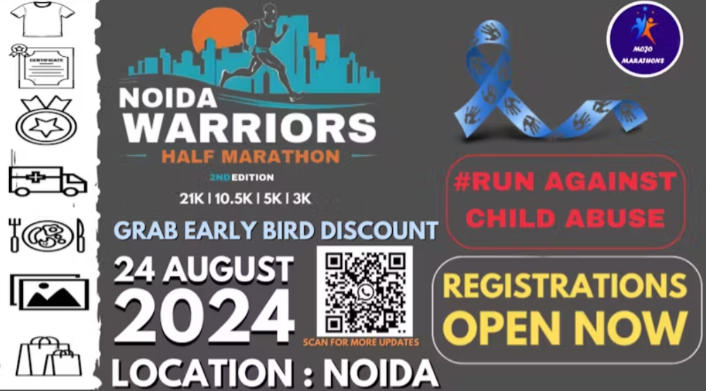 Noida Warriors Half Marathon September 2024