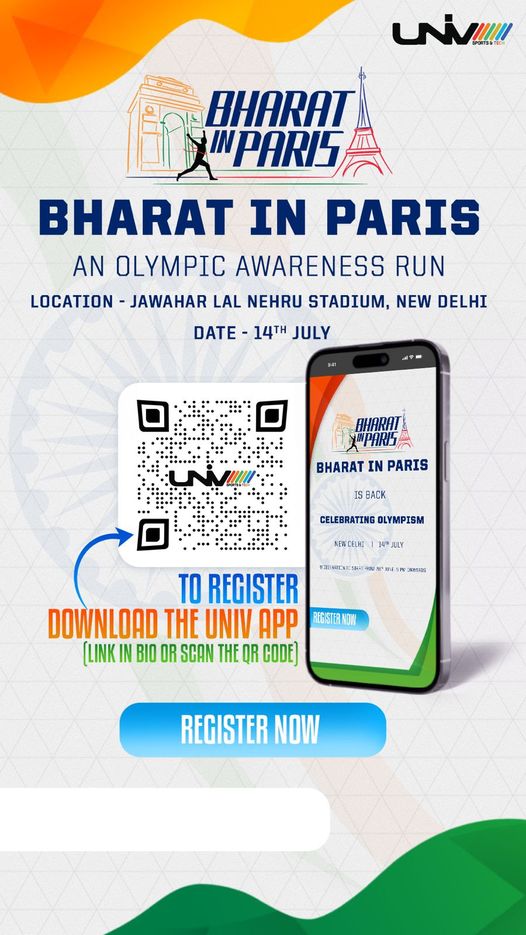 Bharat In Paris - Olympic Awareness Run!