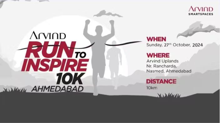 Arvind "run To Inspire" 10k,ahmedabad 2024