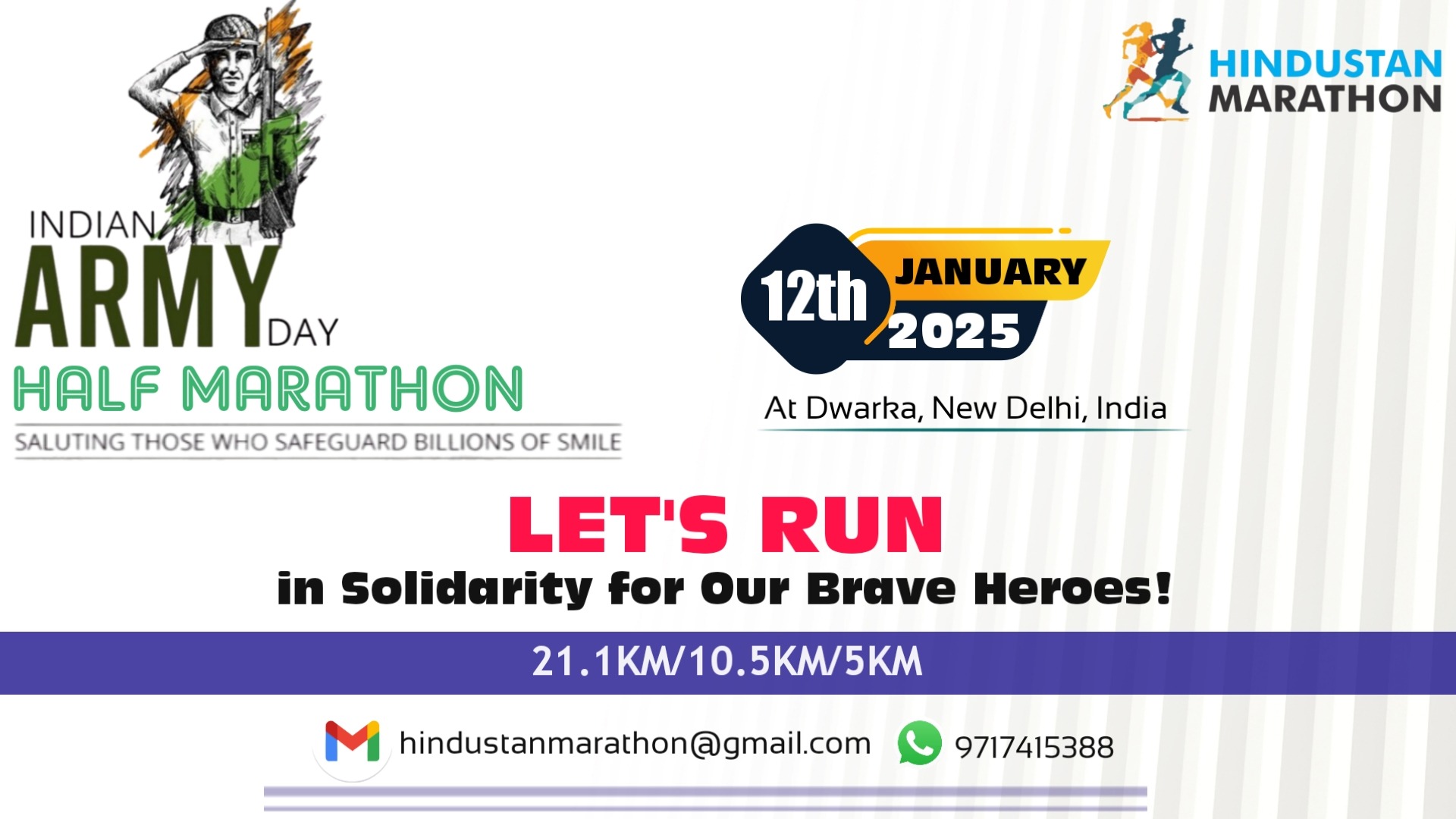 Indian Army Day Half Marathon