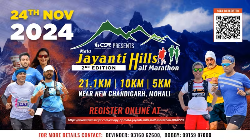 Mata Jayanti Hills Half Marathon 2024