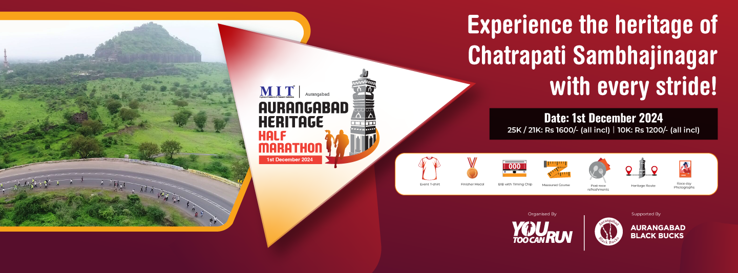 Mit Aurangabad Heritage Half Marathon 2024