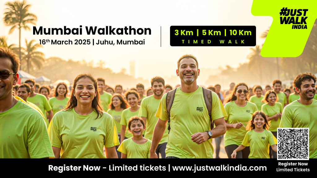 #just Walk India Mumbai Walkathon 2025