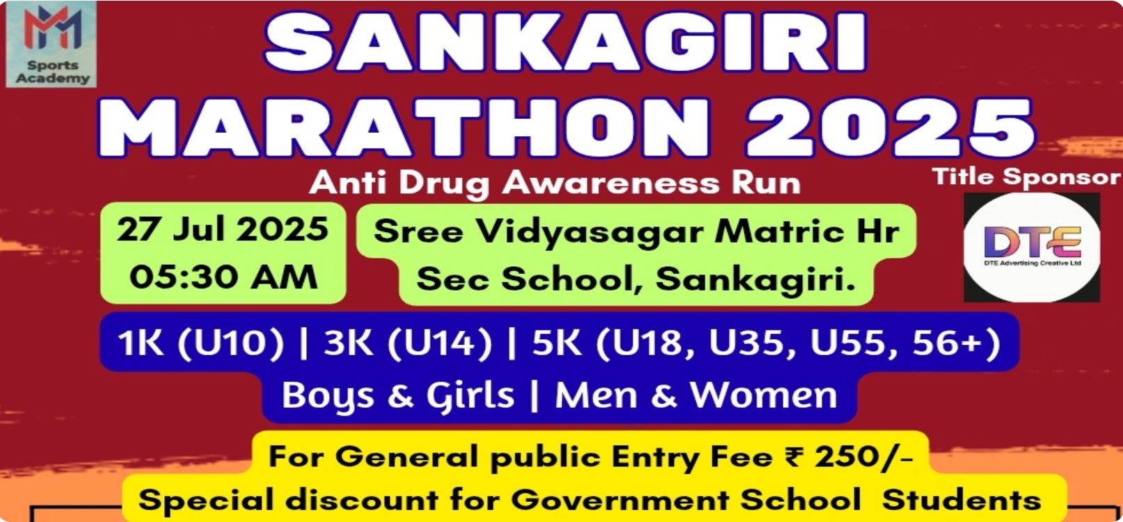 Sankagiri Marathon - 2025