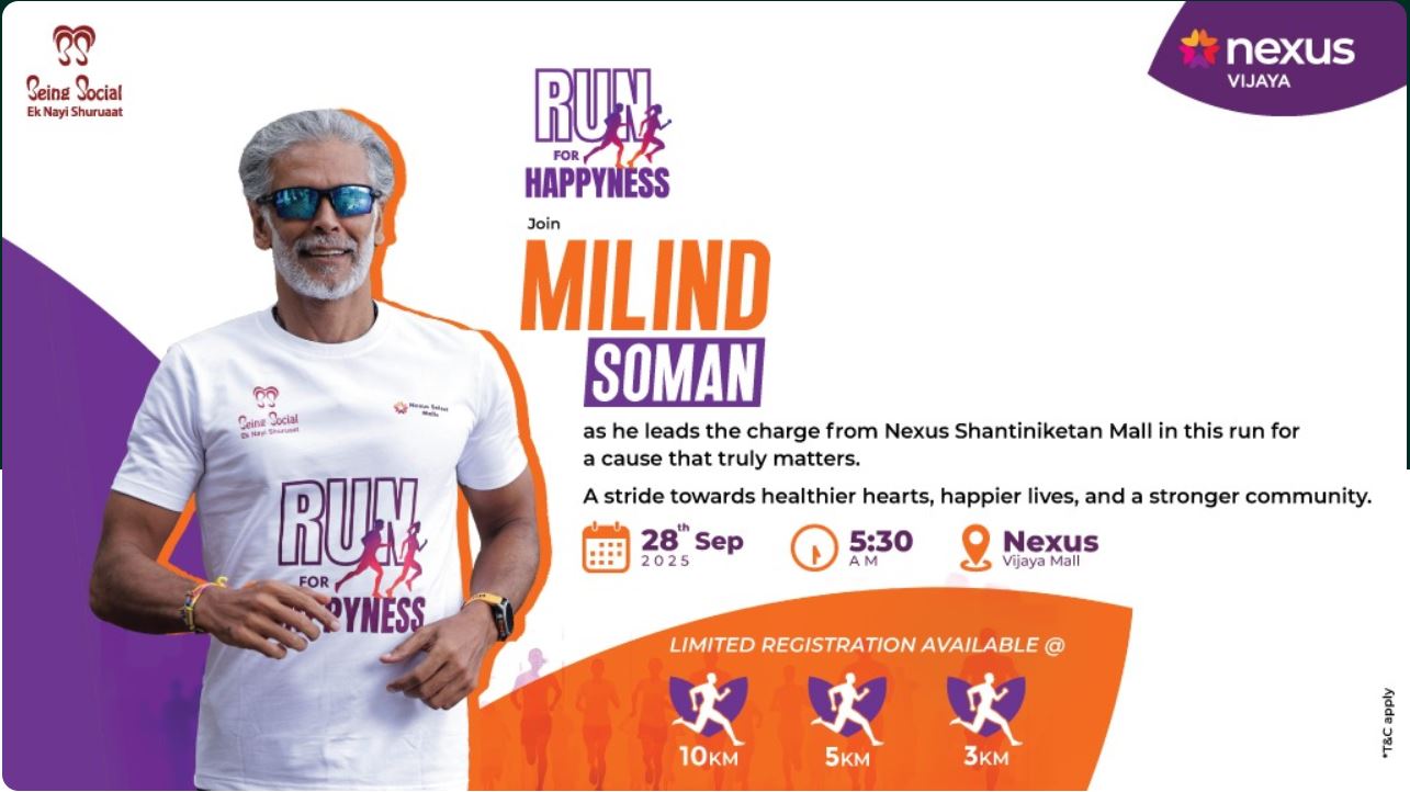 Run For Happyness 2025 - Nexus Vijaya Mall