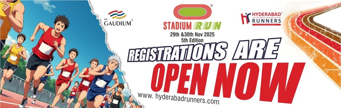 Stadium Run - 5th Edition By Hyderabad Runners