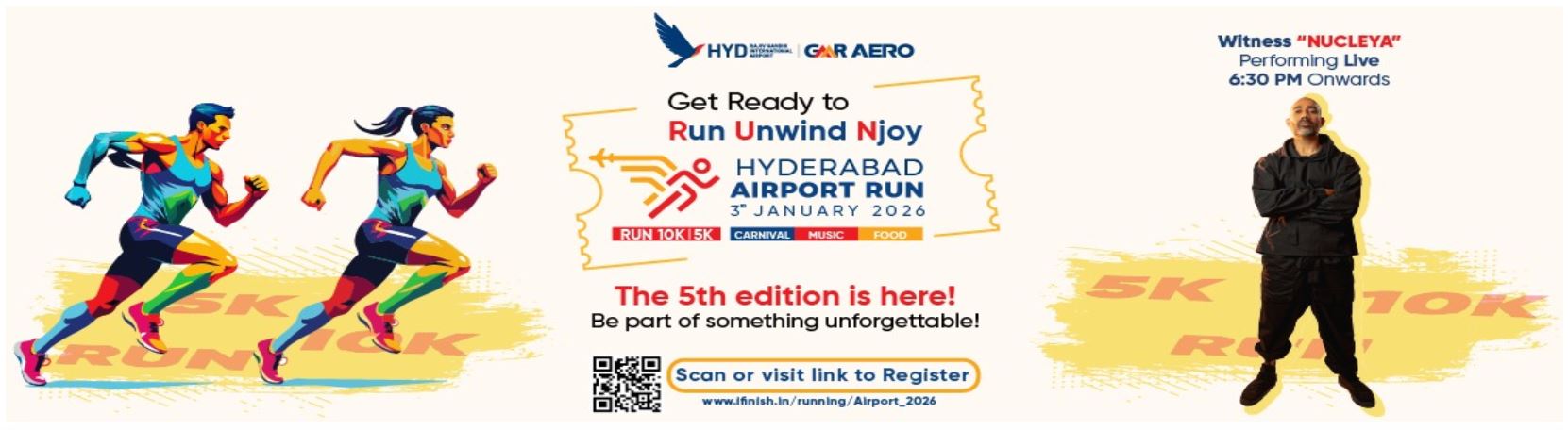 Hyderabad Airport Run 5th Edition 2026