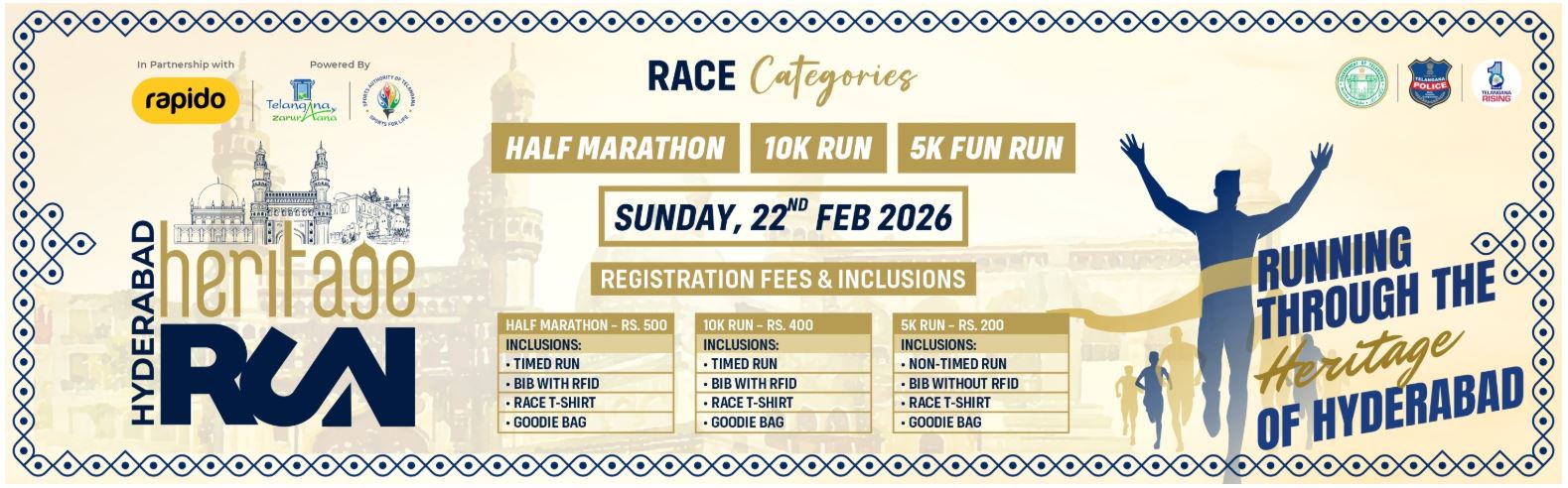 Hyderabad Heritage Run 2026