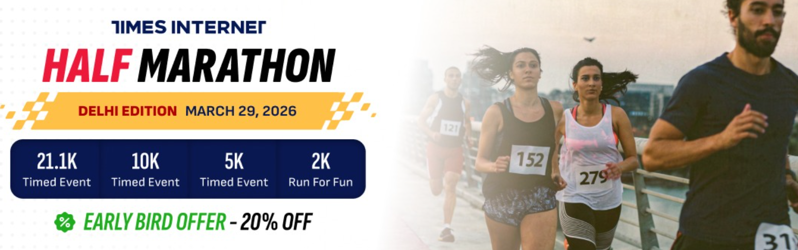 Times Internet Delhi Half Marathon