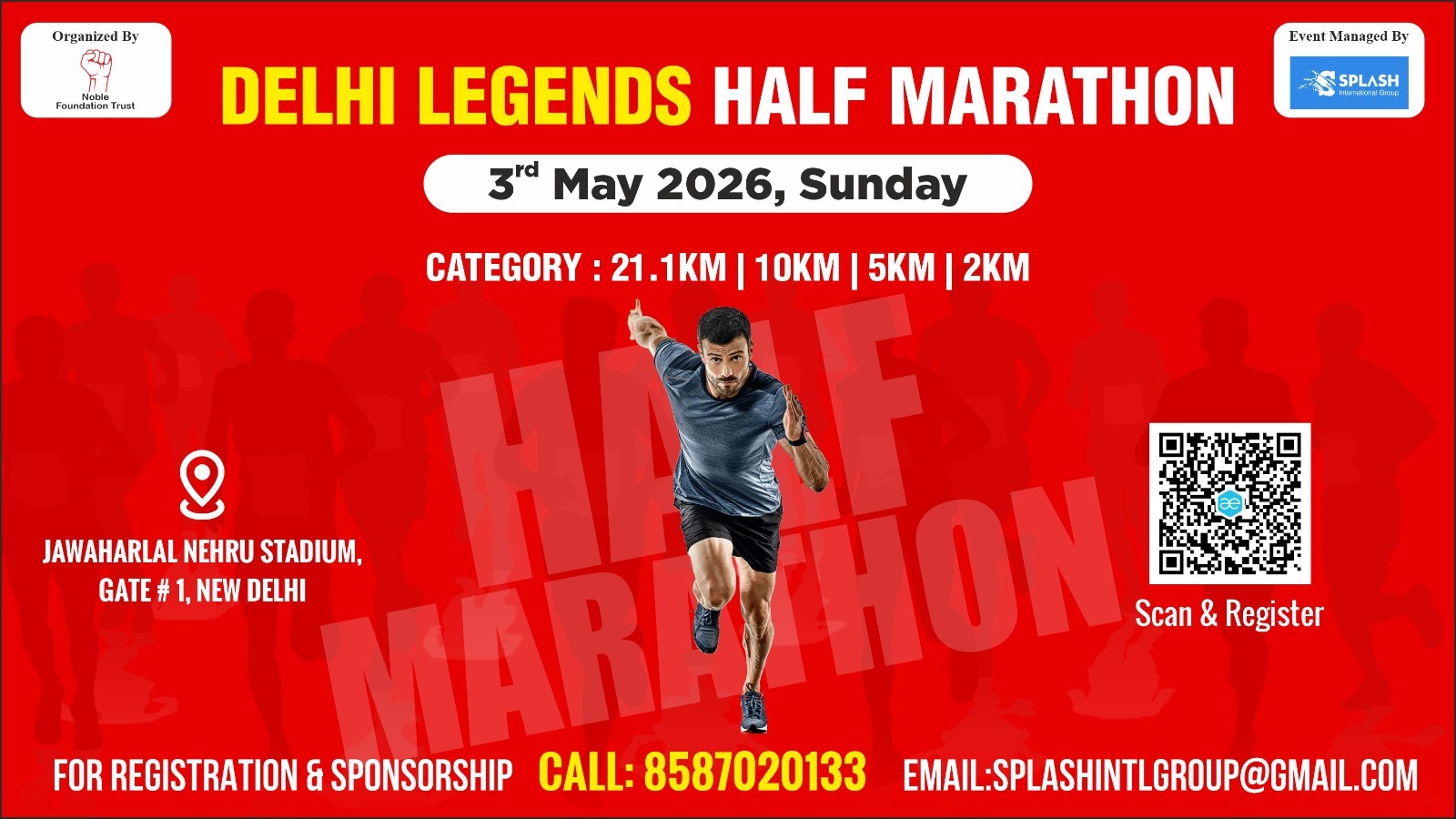 DELHI LEGENDS HALF MARATHON 2026