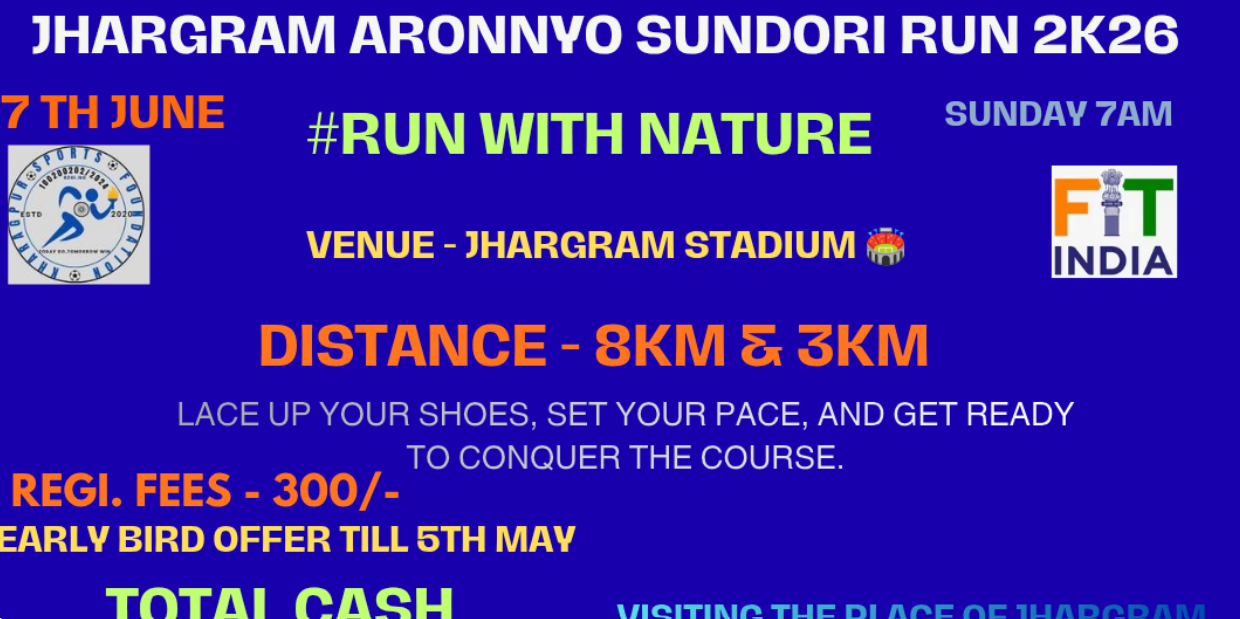 Jhargram Aronnyo Sundori Run 2026