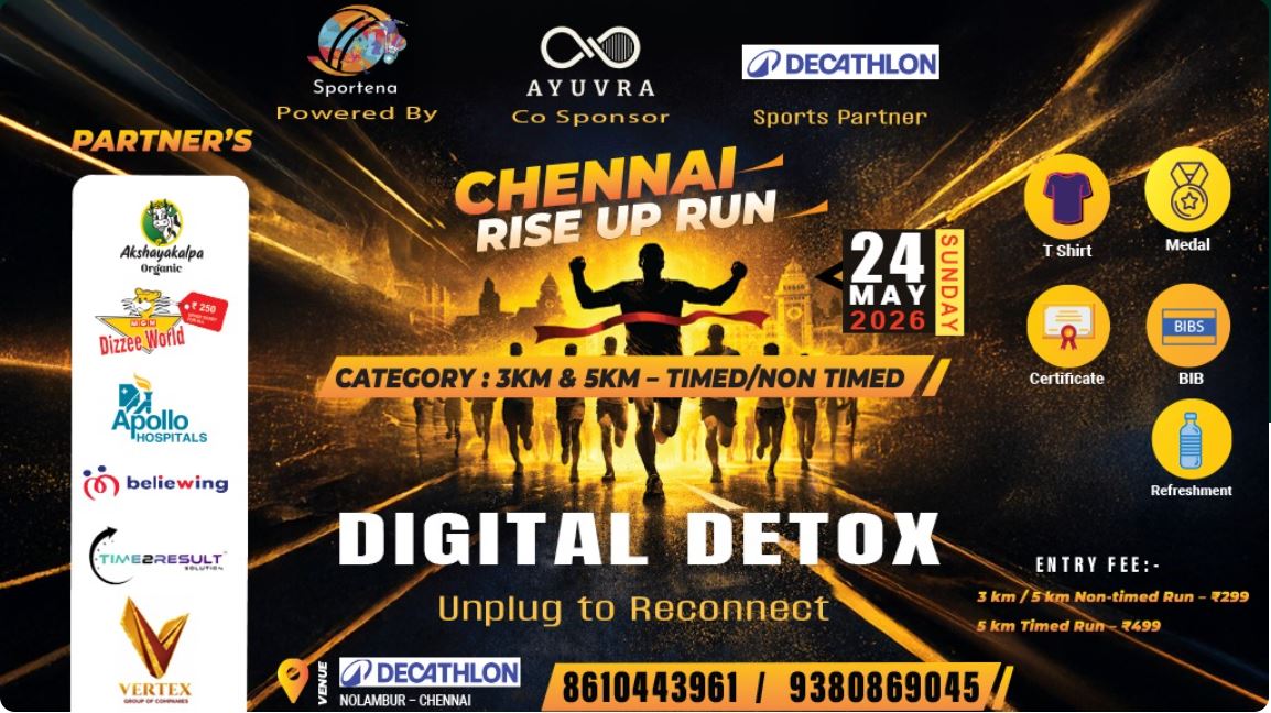 CHENNAI RISEUP DIGITAL DETOX MARATHON