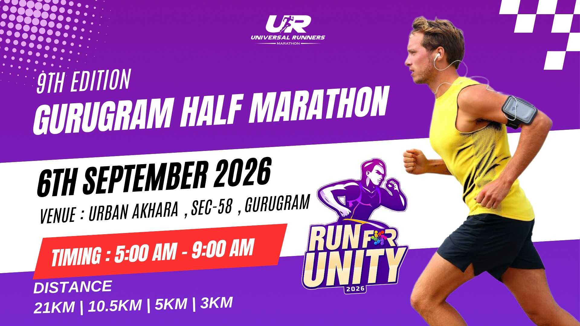 9th Edition Gurugram Half Marathon 2026