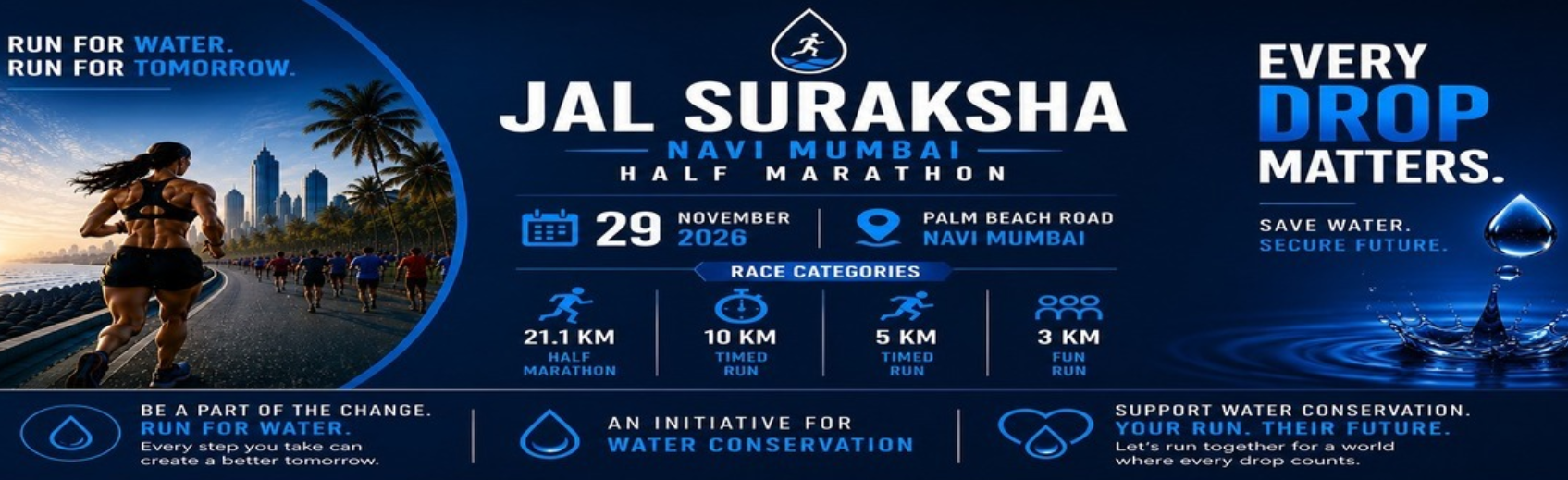 Jal Suraksha Navi Mumbai Half Marathon 2026