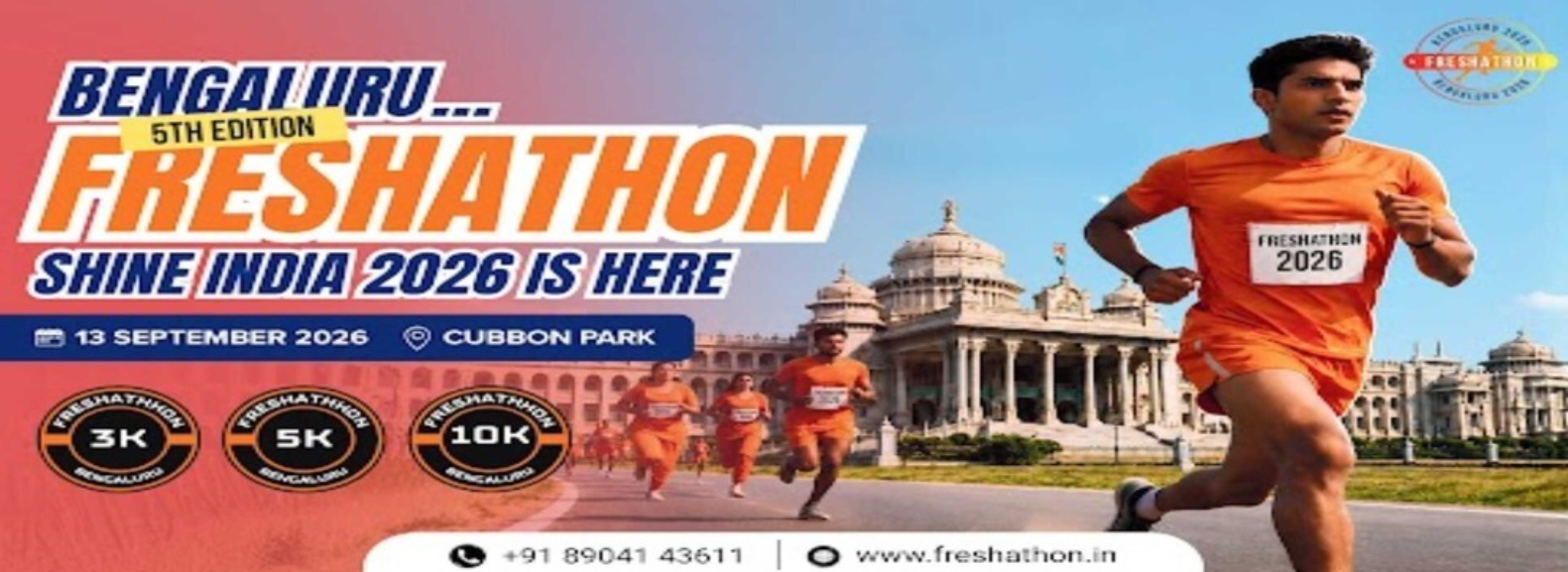 Bengaluru Freshathon – Shine India 2026 – 5th Edition