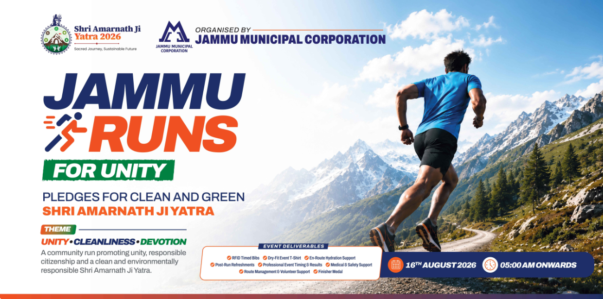 Jammu Runs for Unity Pledges For Clean Amarnath Ji Yatra 2026