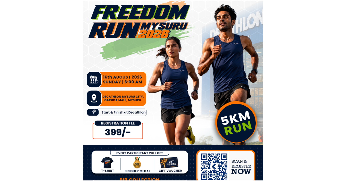 FREEDOM RUN MYSURU 2026