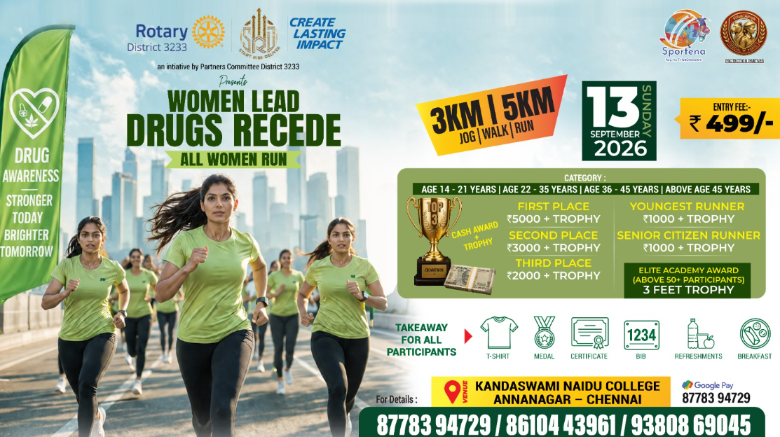 Women Lead – Drugs Recede 2026