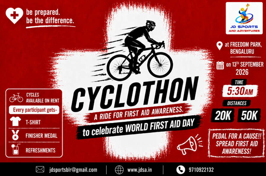 World First Aid Day Cyclothon 2026