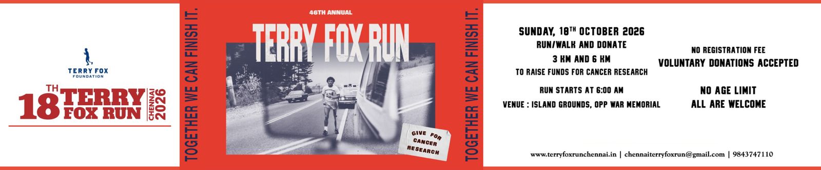 TERRY FOX RUN CHENNAI 2026