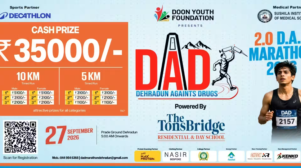 DAD 10K Run (Dehradun Against Drugs)