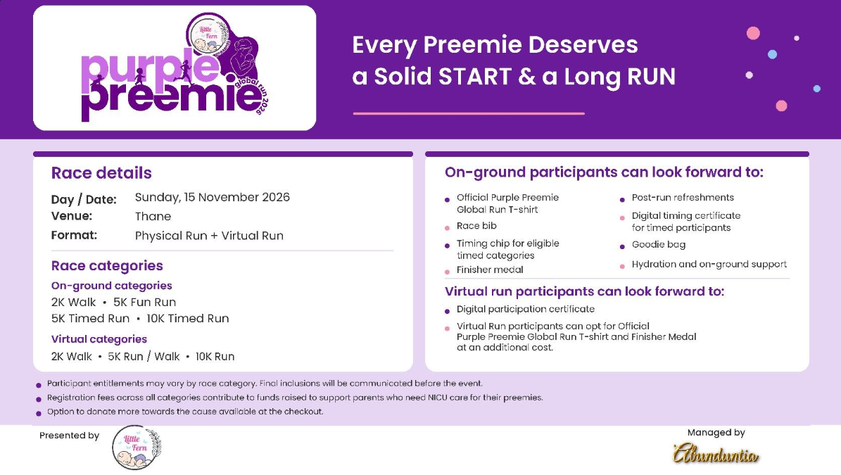 PURPLE PREEMIE GLOBAL RUN 2026