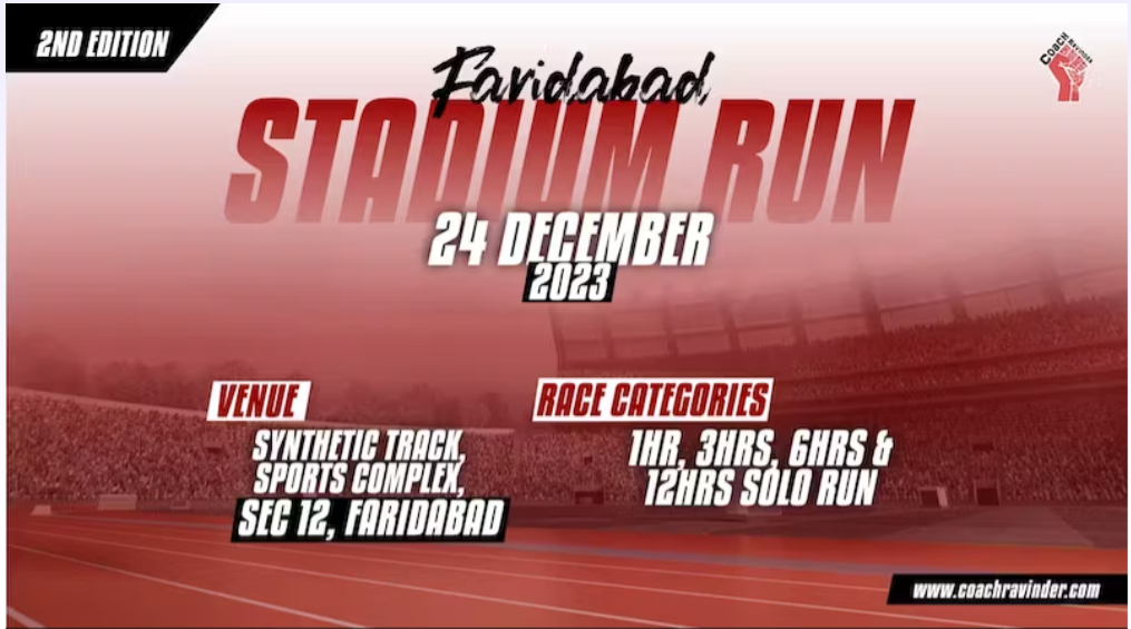 2nd Faridabad Stadium Run