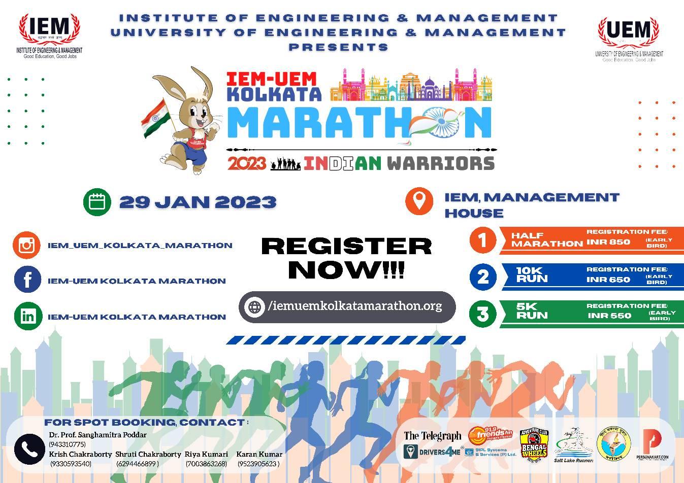 Iem Uem Kolkata Marathon 2023