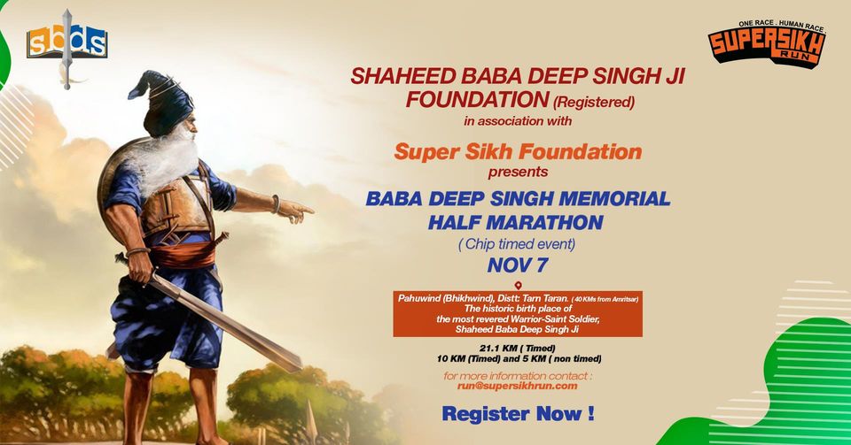 Ssr Baba Deep Singh Memorial Half Marathon